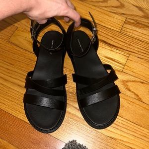 Black sandals